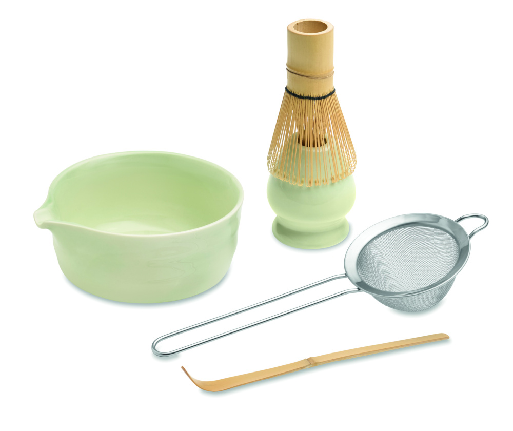 Logo trade promotional giveaway photo of: Matcha set 5 pcs