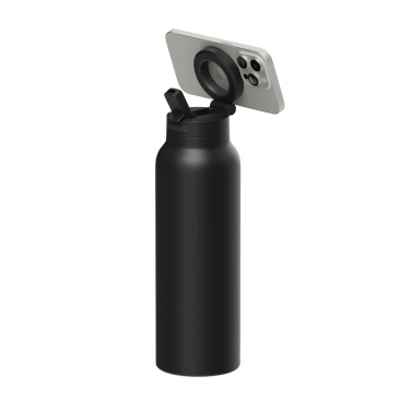 Logo trade business gift photo of: RINGO Pro MagSafe® Waterbottle w Magnetic Booster Ring 710ML