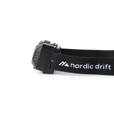 Logo trade promotional merchandise picture of: Nordic Drift Everest high performance dual battery headtorch