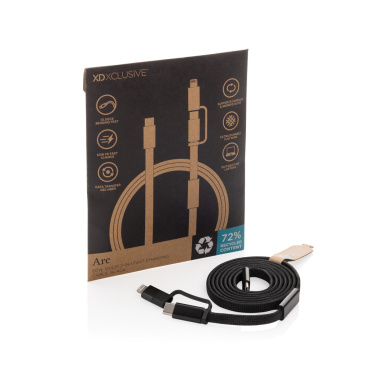Logotrade promotional products photo of: Arc RCS 60W 120 cm 2-in-1 fast charging cable