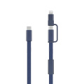 Arc RCS 60W 120 cm 2-in-1 fast charging cable, blue