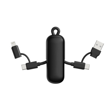 Logotrade business gift image of: Urban Vitamin Dublin 100W 4 -in-1 keychain cable