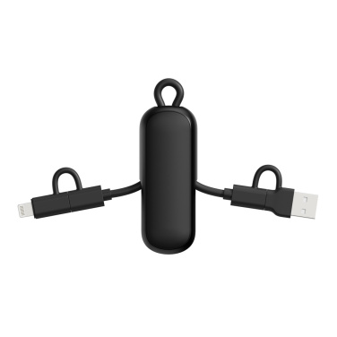 Logotrade advertising products photo of: Urban Vitamin Dublin 100W 4 -in-1 keychain cable