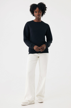 Logo trade corporate gift photo of: IQONIQ Torla recycled cotton crew neck