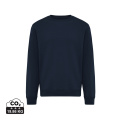 IQONIQ Torla recycled cotton crew neck, navy