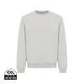 IQONIQ Torla recycled cotton crew neck, light heather grey