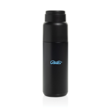 Logotrade promotional merchandise picture of: Thermocup RCS recycled vacuum flask with cup 500ml