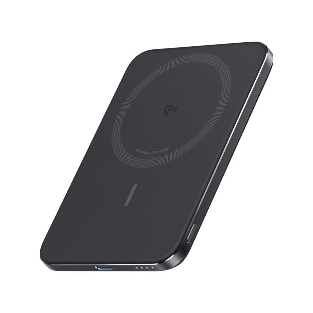 Logotrade promotional giveaways photo of: Anker Nano Wireless Power Bank 5K 15W MagGo slim Qi 2.0