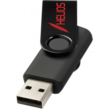 Logo trade reklaamkingid foto: Pööratav metallist 4 GB USB-mälupulk