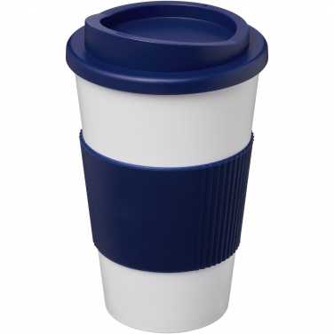 Logotrade meened pilt: Americano® 350 ml silikoonist võruga kohvitops