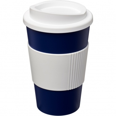 Logo trade reklaamtoote pilt: Americano® 350 ml silikoonist võruga kohvitops