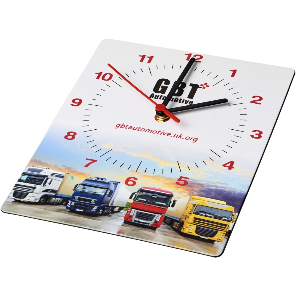 Logotrade firmakingituse foto: Brite-Clock® ristkülikukujuline seinakell
