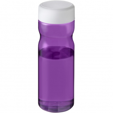 Logo trade firmakingituse pilt: H2O Active® Eco Base 650 ml keeratava korgiga veepudel
