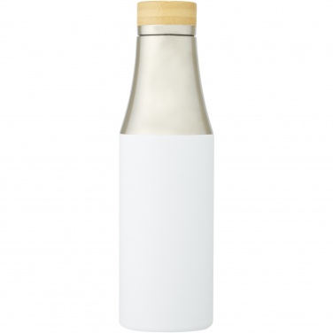 Logotrade ärikingitused pilt: Hulan 540 ml vasest vaakumisolatsiooniga roostevabast terasest pudel bambusest kaanega