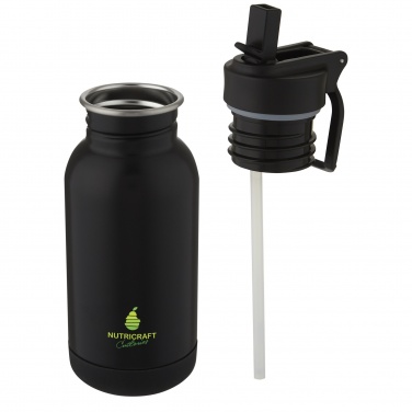 Logotrade firmakingituse foto: Lina 400 ml roostevabast terasest spordipudel kõrre ja aasaga