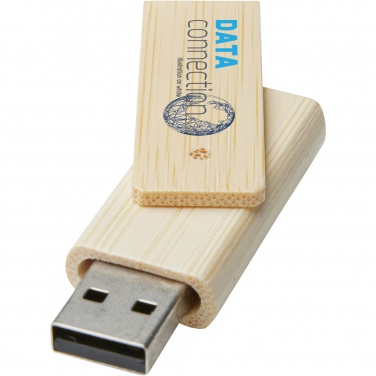 Logotrade ärikingituse foto: Pöörake 4 GB bambusest USB-mälupulka
