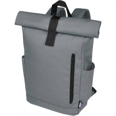 Logotrade firmakingituse foto: Byron 15,6" GRS RPET rull-top seljakott 18L