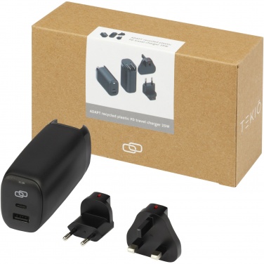 Logotrade reklaamkingitused pilt: ADAPT 25W taaskasutatud plastist PD reisilaadija