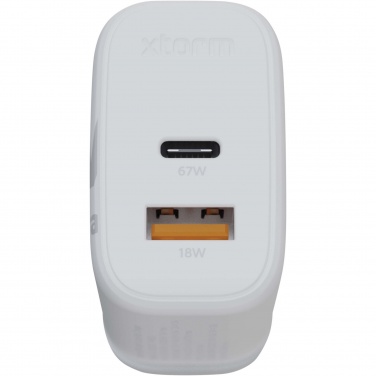 Logotrade reklaamkingid pilt: Xtorm XEC067G GaN² Ultra 67W seinalaadija - Ühendkuningriigi pistik