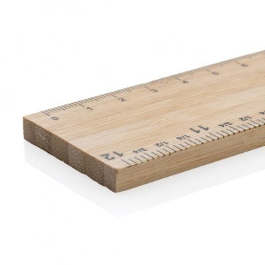 Logo trade reklaamtoote pilt: Timbersoni eriti paks 30 cm kahepoolne bambusest joonlaud