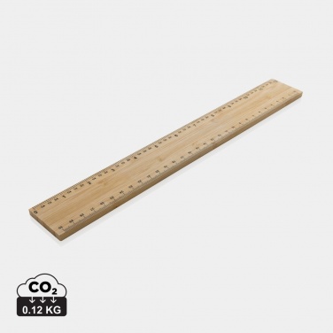 Logo trade ärikingid foto: Timbersoni eriti paks 30 cm kahepoolne bambusest joonlaud