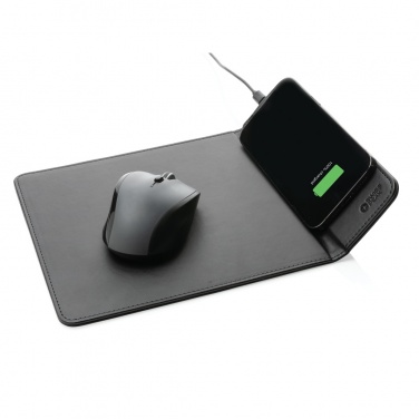 Logotrade ärikingituse foto: Swiss Peak RCS taaskasutatud PU 10W juhtmevaba laadimisega hiirematt