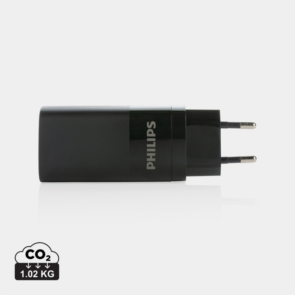 Logotrade ärikingitused pilt: Philipsi 65 W ülikiire PD 3-pordiline USB seinalaadija