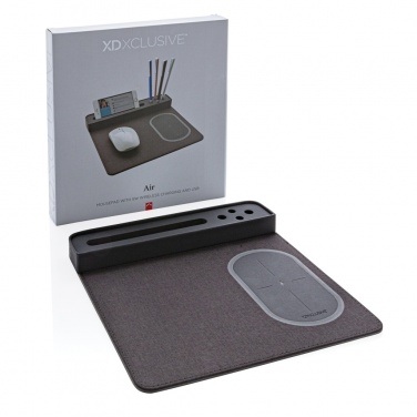 Logotrade ärikingitused pilt: Air hiirematt 5W juhtmevaba laadimise ja USB-ga