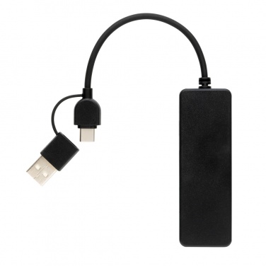 Logotrade firmakingid pilt: RCS taaskasutatud plastist kahe sisendiga USB-jaotur