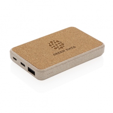 Logotrade reklaamkingi foto: Korgist ja nisust 5000 mAh taskujõupank
