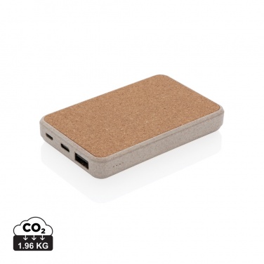 Logotrade reklaamkingi foto: Korgist ja nisust 5000 mAh taskujõupank