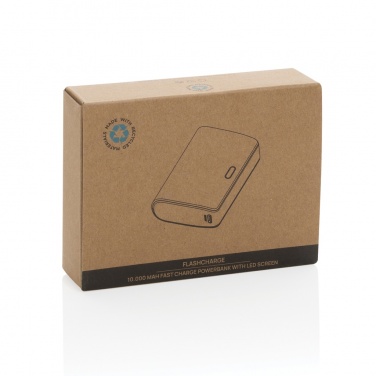 Logo trade reklaamkingi pilt: FlashCharge RCS rplastic 10000 mah kiirlaadimise akupank