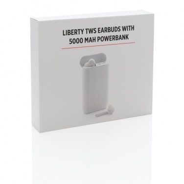 Logotrade ärikingitused pilt: Liberty TWS kõrvaklapid 5000 mAh toitepangaga