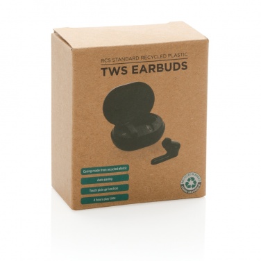 Logo trade firmakingitused foto: RCS standardsed taaskasutatud plastikust TWS kõrvaklapid