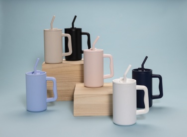 Logotrade ärikingituse foto: Cube RCS sertifikaadiga taaskasutatud terasest kruus 800ml