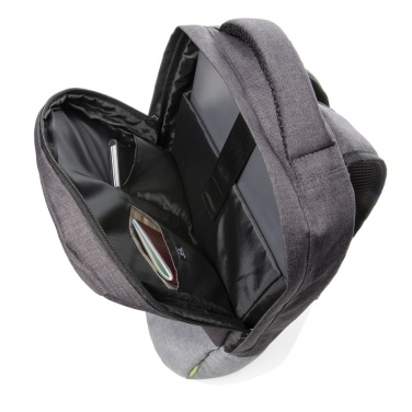 Logotrade reklaamkingi foto: Duo värviline RPET 15,6" RFID sülearvuti seljakott PVC-vaba