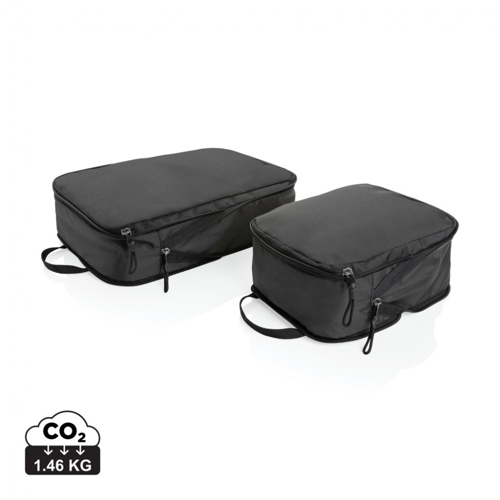 Logotrade meened pilt: Swiss Peak Ridge AWARE™ RPET kompressiooniga reisikuubikud 2tk