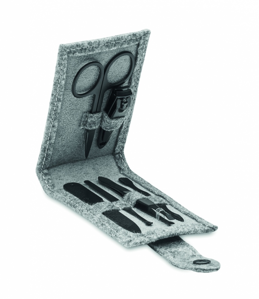 Logo trade meene pilt: RPET vildist 6-osaline maniküürikomplekt