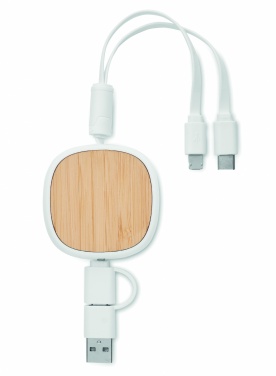 Logo trade ärikingituse pilt: Sissetõmmatav laadimis-USB-kaabel