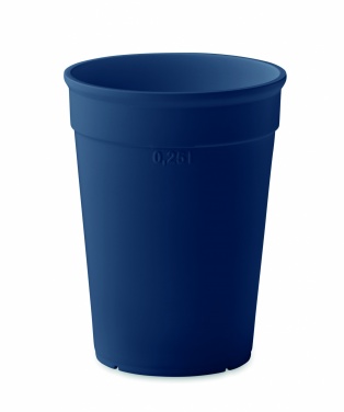 Logotrade firmakingid pilt: Taaskasutatud plastikust tass, 250 ml