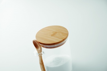 Logotrade reklaamtoote foto: Klaaspurk lusikaga 600 ml