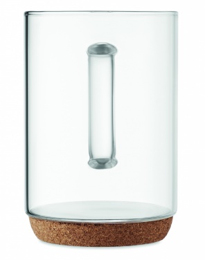 Logotrade ärikingitused pilt: Korgipõhjaga klaaskruus 400ml
