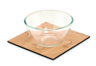 Logo trade ärikingi pilt: Puzzle kujuliste tassialuste komplekt