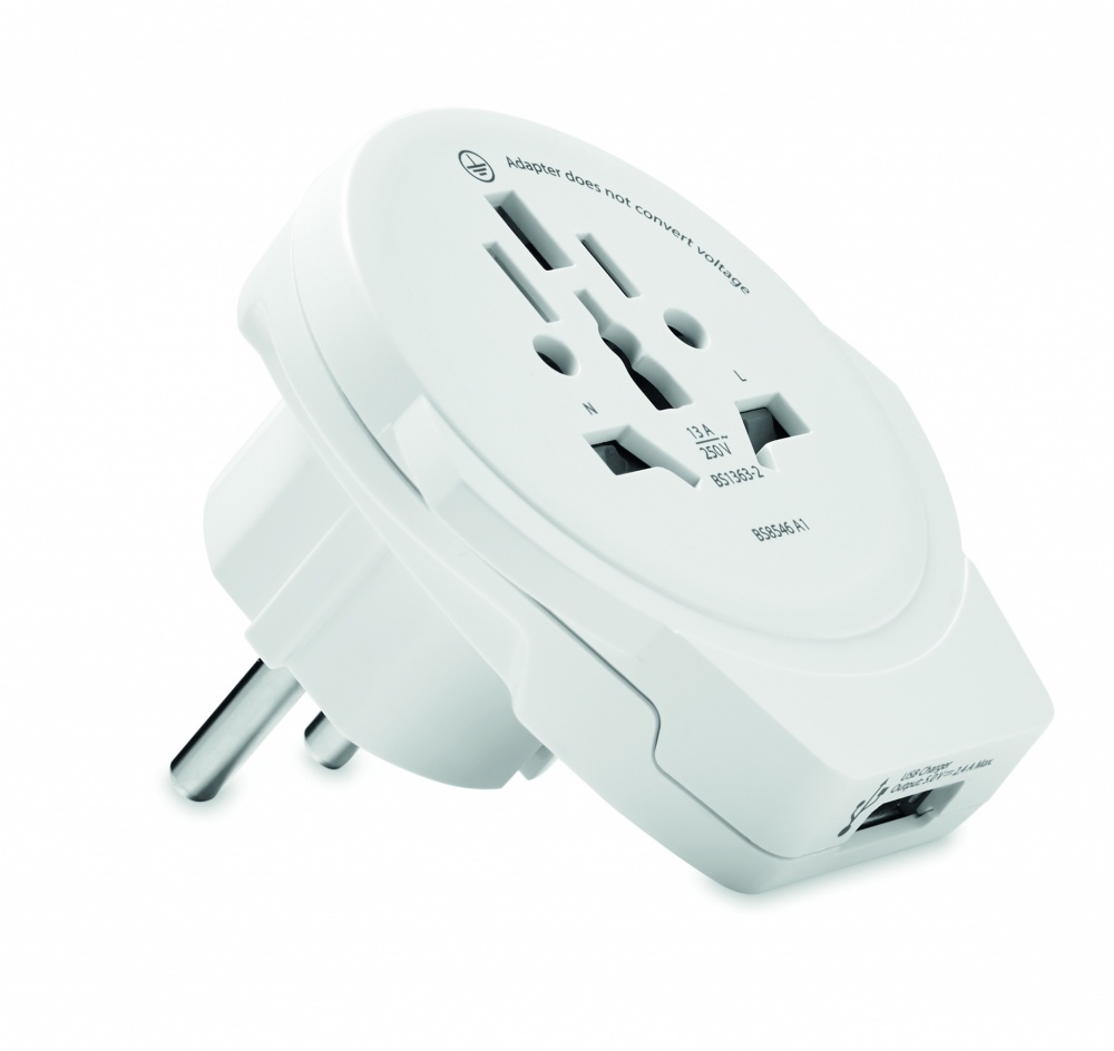 Logotrade reklaamtoote foto: Skross World to Europe USB 12W