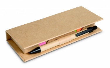 Logotrade firmakingid pilt: Kleepmemode komplekt, taaskasutatud pliiatsiga