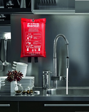 Logo trade ärikingi pilt: Tulekustutustekk kotis 100x95cm