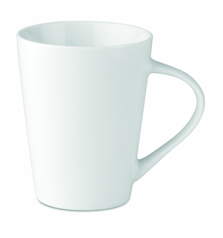 Logo trade firmakingituse pilt: Portselanist kooniline kruus 250 ml