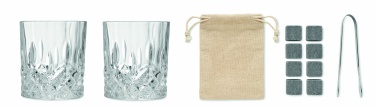 Logotrade reklaamtoote foto: Viskiklaaside komplekt puidust karbis