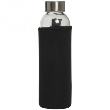 Logotrade ärikingitused pilt: Klaaspudel Klagenfurt roostevabast terasest korgiga 500 ml