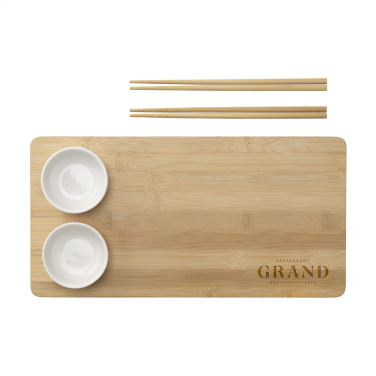 Logotrade firmakingid pilt: Temaki Bamboo Sushi Tray kinkekomplekt